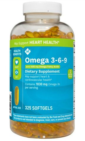 Dầu Cá Omega 3 6 9 Supports Heart Health (Mỹ) HOT245