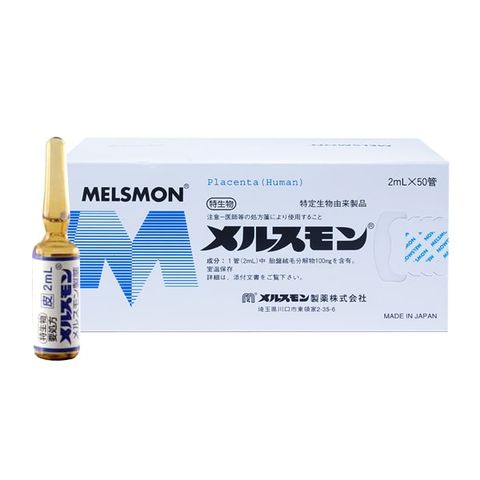 Tế bào gốc (Dạng Tiêm giúp trắng da) nhau thai Melsmon Placenta (Nhật Bản) HOT37
