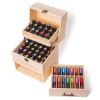 Hộp gỗ 3 tầng đựng chai tinh dầu doTERRA PK13