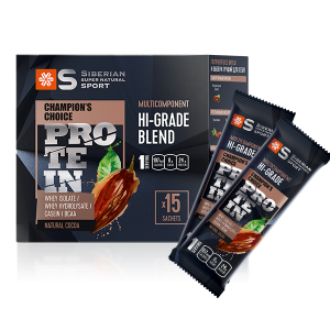 Thực phẩm dành cho chế độ ăn đặc biệt Multicomponent hi-grade protein Siberian Super Natural Sport SK69
