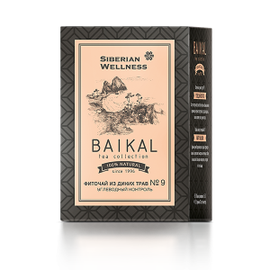 Hỗ trợ người có chỉ số đường huyết cao Trà thảo mộc Baikal tea collection. Herbal tea №9 SK60