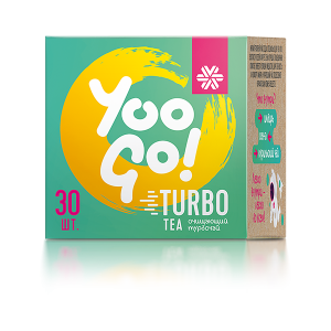 Hỗ trợ tiêu hóa giúp nhuận tràng Trà thảo mộc YOO GO Turbo tea SK75