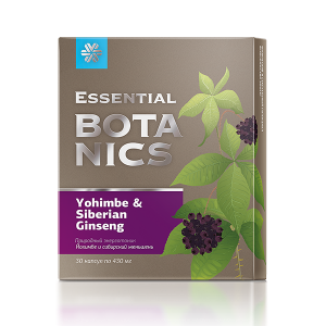 Hỗ trợ tăng cường sinh lực Essential Botanics Yohimbe & Siberian ginseng SK26