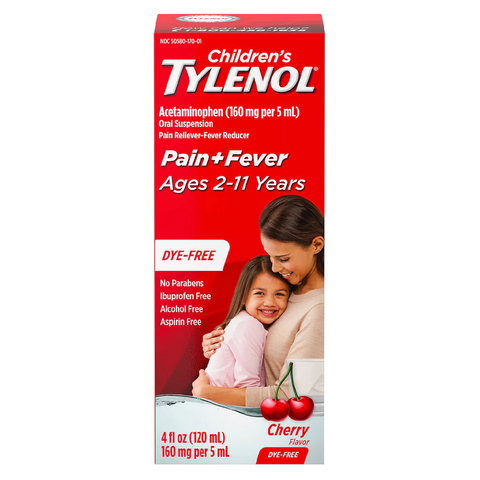 Siro giảm đau hạ sốt cho trẻ từ 2-11 tuổi Infants' Tylenol Pain Fever (Mỹ) HOT41