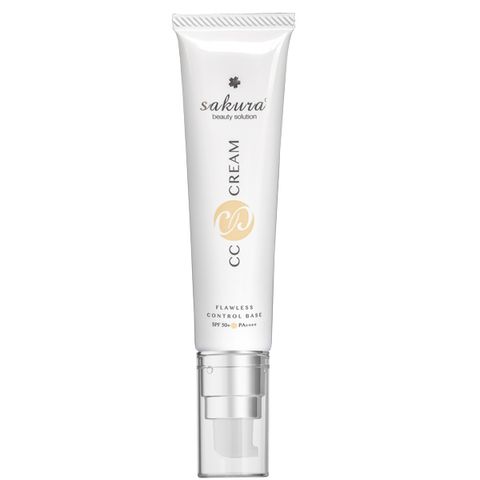 Kem Chống Nắng Trang Điểm Sakura Cc Cream Với Tone Màu Fair chính hãng của Nhật (SA20)