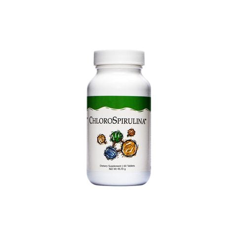 Tảo xoắn cô đặc giúp bổ sung xơ, protein và beta-caroten CHLOROSPIRULINA UNICITY (Mỹ) UNI25