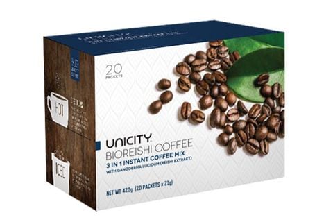 Cafe nấm Linh Chi Bio Reishi Coffee Unicity (Mỹ)UNI33