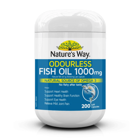 Viên uống bổ sung Omega 3 Nature’s Way Fish Oil 1000mg HOT96
