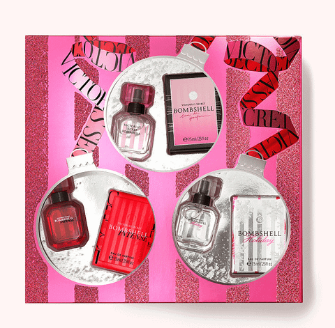 Set 3 Chai Nước Hoa Victoria Secret Bombshell Eau de Parfum Trio Gift Set (Mỹ) NH111