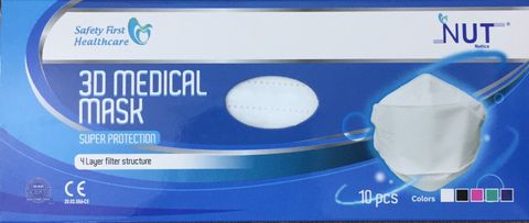 Khẩu trang y tế kháng khuẩn 3D Medical mask NUT94