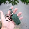 Bao da bọc ốp chìa khoá Vinfast VF3 xe điện VF 3 handmade da thật 004b
