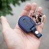 Bao da chìa khóa Chevrolet Spark chìa khoá cơ 3 nút handmade da thật