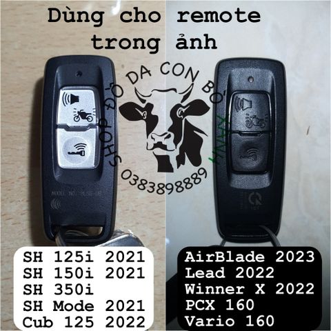  Bao Da Ép Phom Honda SH 2021, SH 2022, SH 350i, SH Mode, Lead, Cub, Winner X 2022, PCX 160, Vario 160 (loại 2 nút bấm) 