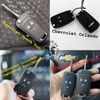 Bao Da Chìa Khóa Ôtô Chevrolet Cruze, Aveo, Trailblazer, Colorado, Spark, Orlando ( da bò thật 100%, khắc tên sdt lên bao da) (chìa gập) 001