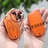 Bao Da Chìa Khóa Vinfast Fadil, Da Bò Nhập Khẩu, Khắc Tên, Số Đt Chủ xe 001