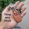 Bao da chìa khoá Hyundai Getz, Click, Starex handmade da thật 001