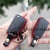Bao Da Chìa Khóa Ôtô Chevrolet Cruze, Aveo, Trailblazer, Colorado, Spark, Orlando ( da bò thật 100%, khắc tên sdt lên bao da) (chìa gập) 001