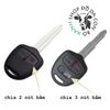 Bao da chìa khoá Mitsubishi Grandis , Triton, Pajero Sport, Mirage, Outlander, Lancer (chìa cơ) handmade da thật