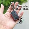 Bao Da Chìa Khoá ô tô Mitsubishi Xpander, Triton, Attrage, Mirage, Lancer (chìa cơ) handmade Da Thật 002