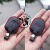 Bao da chìa khóa Chevrolet Spark chìa khoá cơ 3 nút handmade da thật