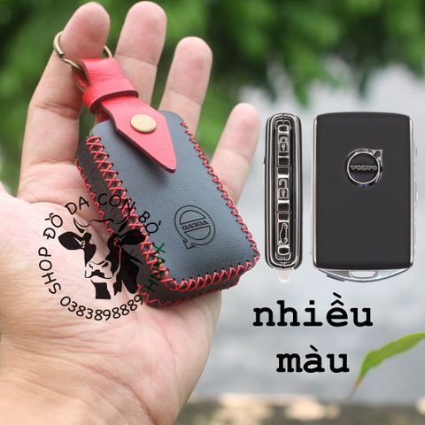  Bao Da Chìa Khóa Volvo XC90, XC60, XC40, V90, S90, S60 handmade da thật 002 