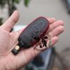 Bao da chìa khoá Audi A3, A4, A5, A6, A7, A8, A4L, A6L, Q5, Q7 handmade da thật Khắc tên sđt 005