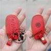 Bao da chìa khoá da thật MG ZS, MG HS, MG5 2022 handmade da thật 001