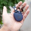 Bao da chìa khóa Chevrolet Spark chìa khoá cơ 3 nút handmade da thật