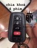 Bao da móc khoá bọc ốp chìa khoá xe ô tô Toyota Corolla Cross, da bò thật