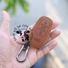 Bao da chìa khoá ô tô Audi A3, A4, A5, A6, A8, A4L, A6L, Q5, Q7 handmade da thật 002