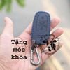 Bao da chìa khoá ô tô Audi A3, A4, A5, A6, A8, A4L, A6L, Q5, Q7 handmade da thật 002