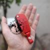 Bao da chìa khoá Audi A3, A4, A5, A6, A7, A8, A4L, A6L, Q5, Q7 handmade da thật 004