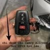 (Da Thật) Bao Da Chìa Khoá Toyota Camry 2019-2024, Altis 2022-2024 Da bò Nhập Khẩu Italia, Khắc tên&Số ĐT Chủ Xe 010