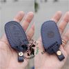 Bao da chìa khoá da thật MG ZS, MG HS, MG5 2022 handmade da thật 001