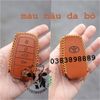 Bao Da Chìa Khóa xe ô tô toyota Hilux, Land Cruiser, Innova, Prado, Camry, Fortuner, Rav 4 handmade da thật 009