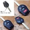 Bao Da Chìa Khoá Nissan Xtrail, Teana, Terra, Navara, Sunny chìa khóa cơ Handmade Da Thật 001