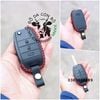 Bao da chìa khóa Kia Morning, Cerato, K3, Rondo, Rio, Soluto, Sorento, Sportage, Seltos, Sonet Deluxe handmade da thật (chìa gập) 005