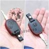 Bao da chìa khóa Honda civic, CRV, CR-V 2006 2012, city 2010 handmade da thật (chìa cơ) 001