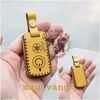 Bao Da Chìa Khóa Smartkey Yamaha NVX, Janus, Nozza Grande, FreeGo, Latte handmade da thật