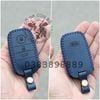Bao Da Chìa Khóa Ôtô Kia Seltos, Soluto, K3, Cerato 14-18, Sorento, Morning 2021...Da Bò, Khắc Tên + Số ĐT Chủ 006