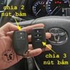 Bao Da Chìa Khóa ÔTô Toyota Vios G (đời 2019-2020), Yaris Da Thật 100%, Khắc Tên & SĐT Chủ Xe 004
