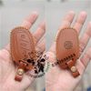 Bao da chìa khoá da thật MG ZS, MG HS, MG5 2022 handmade da thật 001