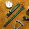Dây đồng hồ da nữ khóa inox cao cấp + tặng chốt và dụng cụ mở chốt