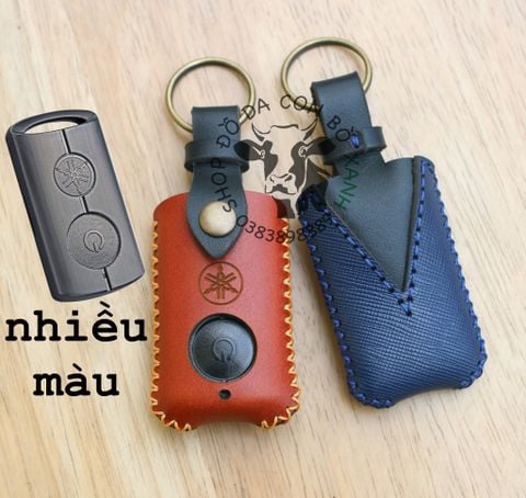  Bao Da Chìa Khóa Smartkey Yamaha NVX, Janus, Nozza Grande, FreeGo, Latte handmade da thật 