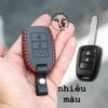 {Da Bò Tự Nhiên} Bao Da Chìa Khóa Cơ Xe Honda Brio, City 2014-2018  Da Bò Nhiều màu sắc. Có Móc Đi Cùng 002