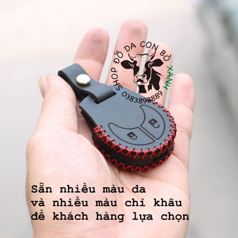  Bao Da Chìa Khoá Nissan Xtrail, Teana, Terra, Navara, Sunny chìa khóa cơ Handmade Da Thật 001 