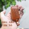 Bao Da Chìa Khóa Vinfast Lux, Lux A, Lux SA Da Bò Nhập Khẩu, Khắc Tên, Số Đt Lên Bao Da 002