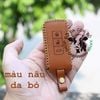 Bao Da Chìa Khóa Ôtô Mitsubishi Outlander, Xpander,  XFORCE, Attrage,Pajero, Mirage... Da Bò Nhập Khẩu, Khắc Tên + Số ĐT Chủ Xe  003