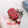 {Da Bò Tự Nhiên} Bao Da Chìa Khóa Cơ Xe Honda Brio, City 2014-2018  Da Bò Nhiều màu sắc. Có Móc Đi Cùng 002