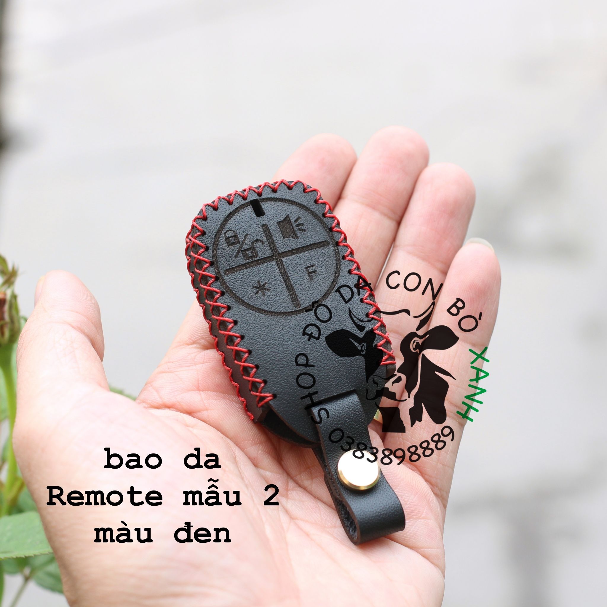 Bao Da remote vespa  handmade da thật